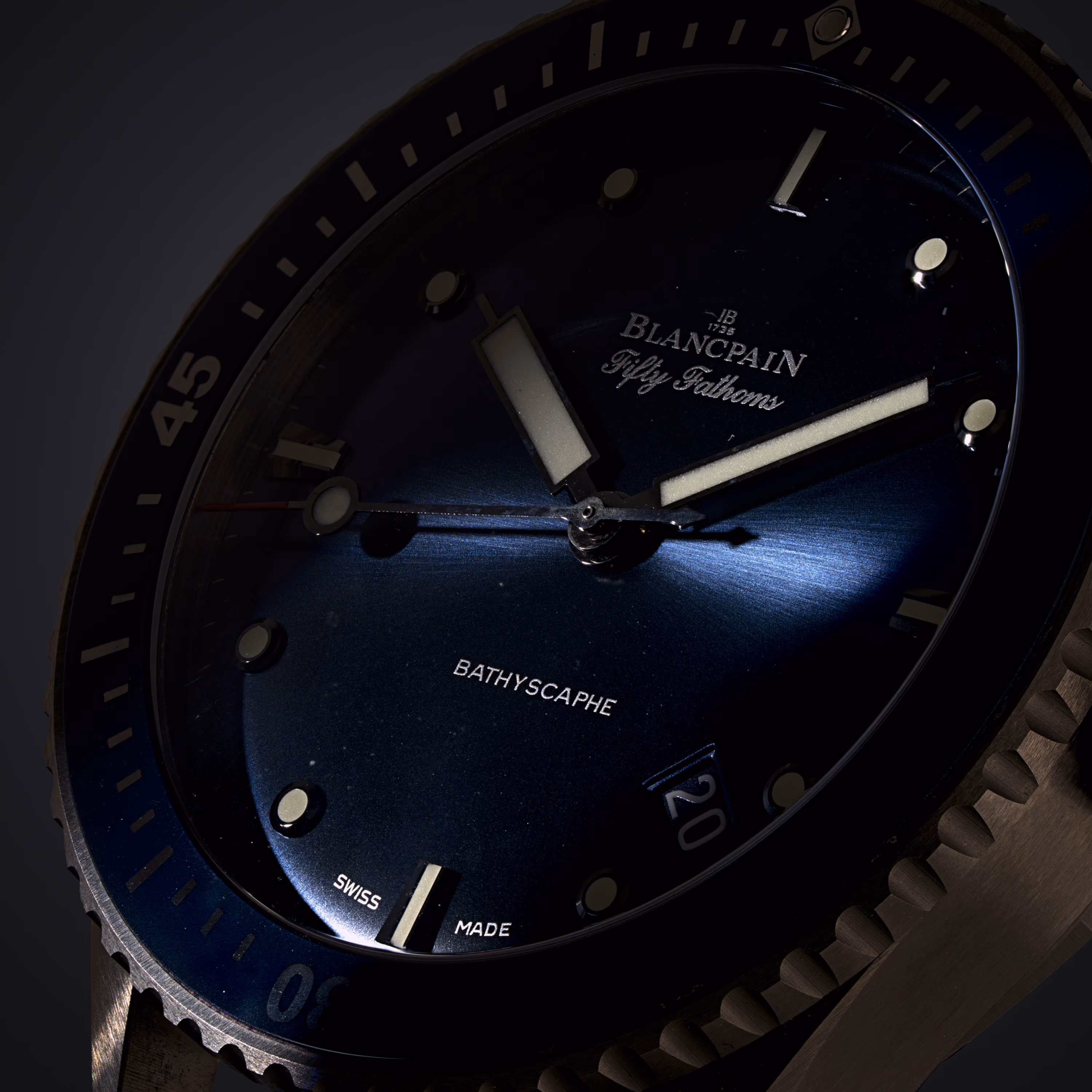 Enlarged watch photo